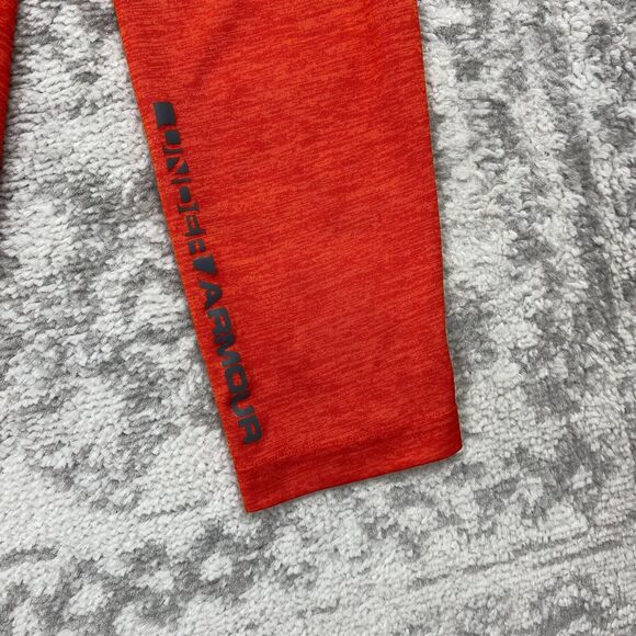 Under Armour Pullover Loose Heat Gear Running 1/4 Button Hooded Mens Size Small - Picture 2 of 6